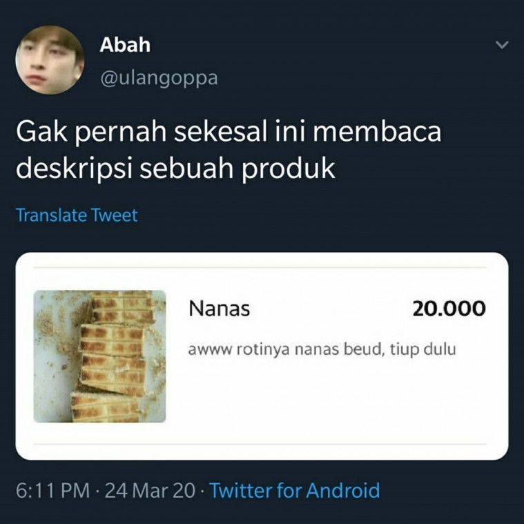 Mungkin Kamu Nggak Ngeh, 5 Deskripsi Makanan Ini Bikin Emosi